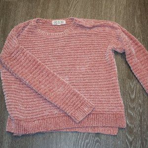 Soft trendy knitted Rose Gold Sweater